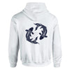 Koi Hoodie Rückendruck - Yin Yang Symbol - Spiritueller Kapuzenpullover Unisex