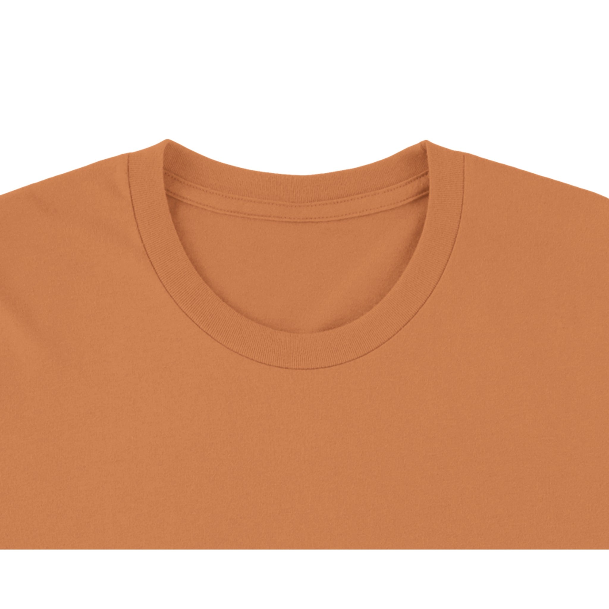 Unisex T-Shirt in gebranntem Orange aus hochwertiger Baumwolle mit nachhaltigem, spirituellem Design von melaniesouldesign.