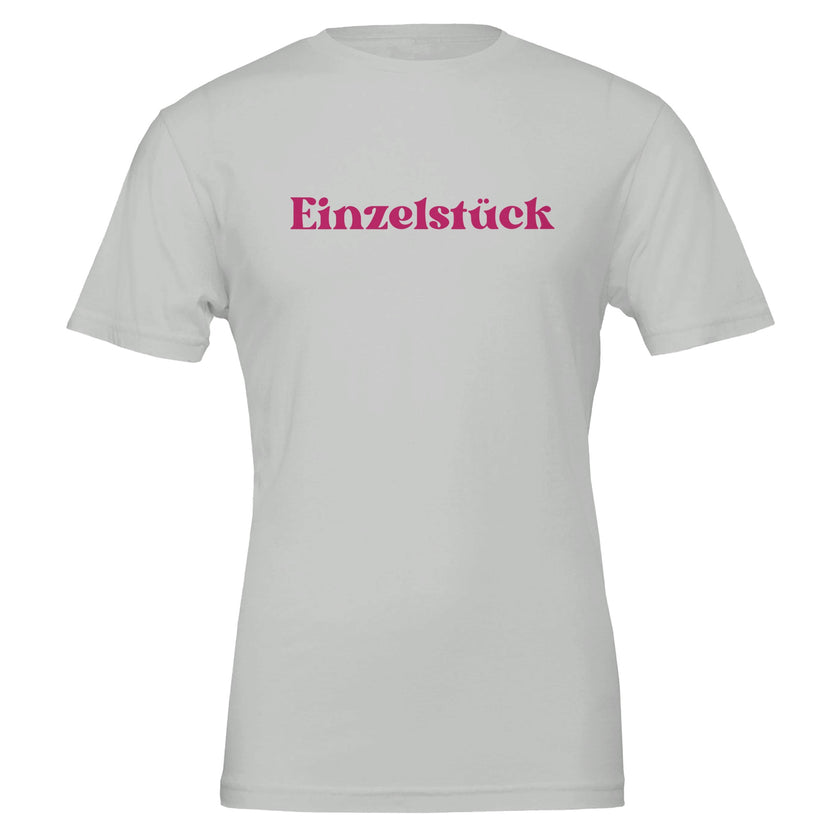 Unisex-T-Shirt aus 100% Baumwolle in Weiß mit hochwertigem, spirituellem Schriftzug 