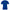 Unisex T-Shirt in Royalblau mit grünem 
