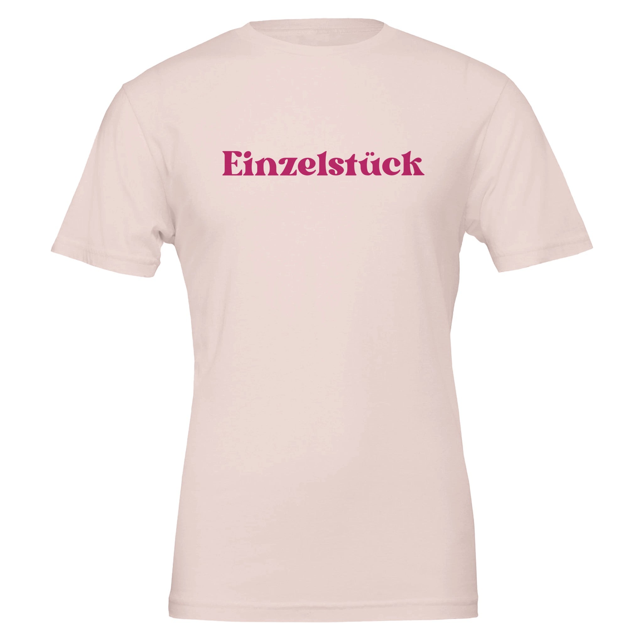 Unisex T-Shirt in sanftem Rosa mit hochwertigem, nachhaltigem Baumwollstoff und spirituellem 