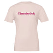 Unisex T-Shirt in sanftem Rosa mit hochwertigem, nachhaltigem Baumwollstoff und spirituellem 