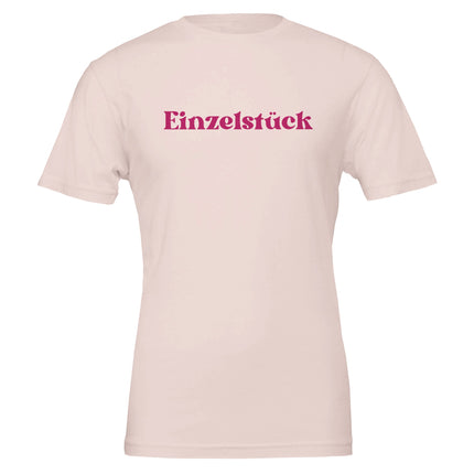 Unisex T-Shirt in sanftem Rosa mit hochwertigem, nachhaltigem Baumwollstoff und spirituellem 