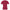 Hochwertiges unisex T-Shirt in dunklem Rot mit nachhaltigem Baumwollstoff und schwarzem Druck 