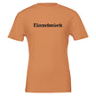 Nachhaltiges, hochwertiges T-Shirt in gebranntem Orange mit 