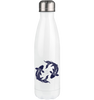 Hochwertige Edelstahl-Thermoflasche mit blauem Koi & Yin Yang. Hält 12h heiß, 24h kalt. Perfekt für Yoga, Meditation & unterwegs. 500ml. Balance & Transformation.