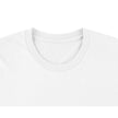 Weißes Unisex-T-Shirt aus hochwertiger Baumwolle mit rundem Kragen, nachhaltig, melaniesouldesign, spiritueller Blume des.