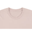 Unisex T-Shirt in sanftem Rosa mit spirituellem Blume des Lebens Print, nachhaltige Bio-Baumwolle.