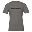 Schwarzes Unisex-T-Shirt aus nachhaltiger Baumwolle mit hochwertigem Print 