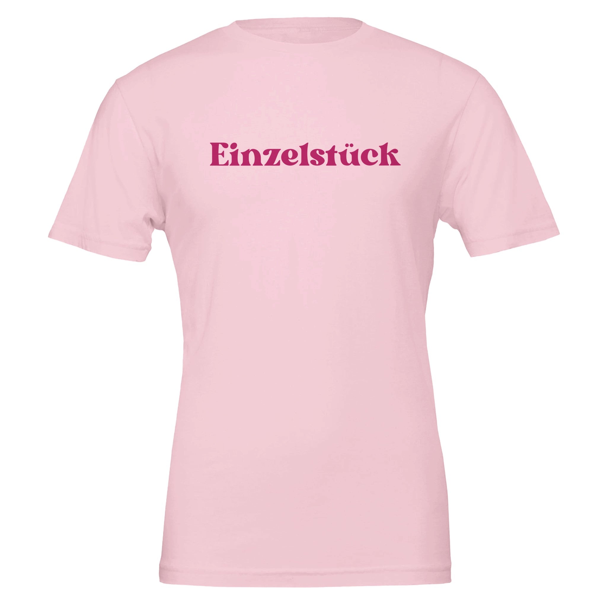 Unisex T-Shirt in sanftem Rosa mit hochwertigem Baumwollmaterial, 