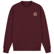 Lotus Koi Pullover Bordeaux – Spirituelles Design mit Lotus-Blüte und zwei Koi-Fischen