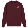 Lotus Koi Pullover Bordeaux – Spirituelles Design mit Lotus-Blüte und zwei Koi-Fischen