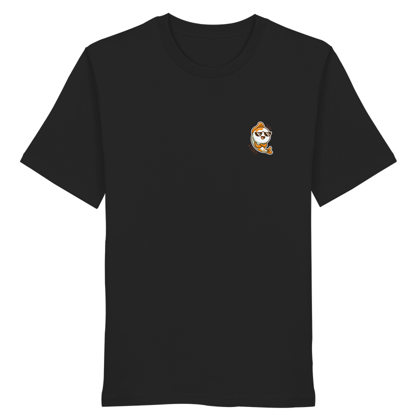 Kleiner Koi T-Shirt – Dezenter Print | Bio-Baumwolle | Transformation & Stärke