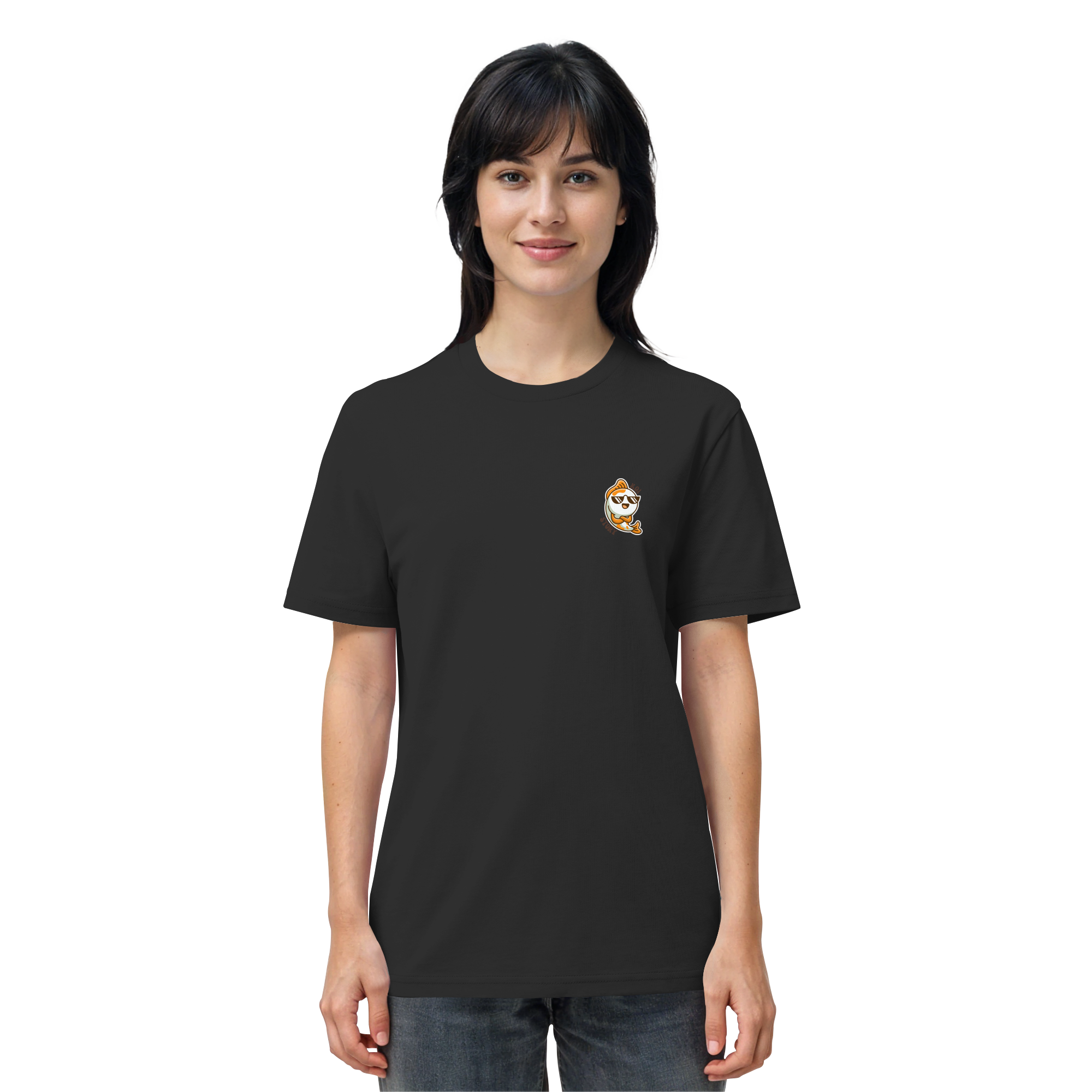 Kleiner Koi T-Shirt – Dezenter Print | Bio-Baumwolle | Transformation & Stärke