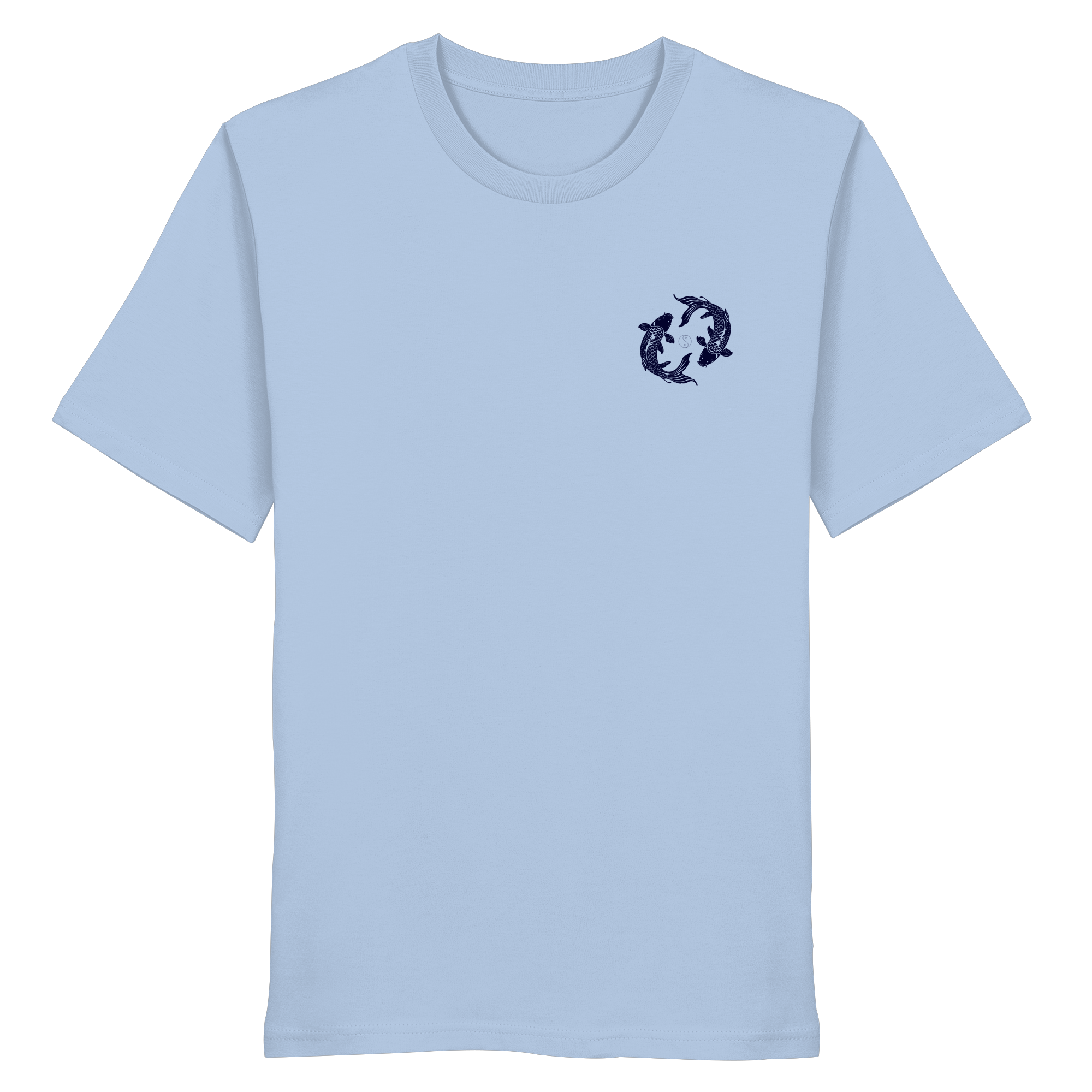 Koi Yin Yang Bio T-Shirt – 100% Bio-Baumwolle | Kleiner Print | Balance