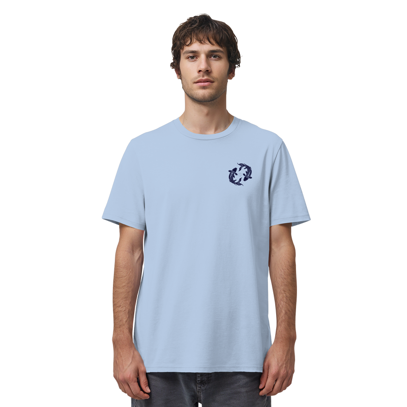 Koi Yin Yang Bio T-Shirt – 100% Bio-Baumwolle | Kleiner Print | Balance