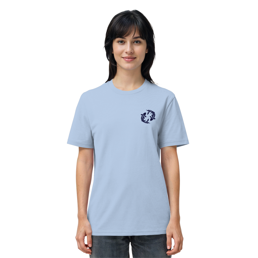 Koi Yin Yang Bio T-Shirt – 100% Bio-Baumwolle | Kleiner Print | Balance