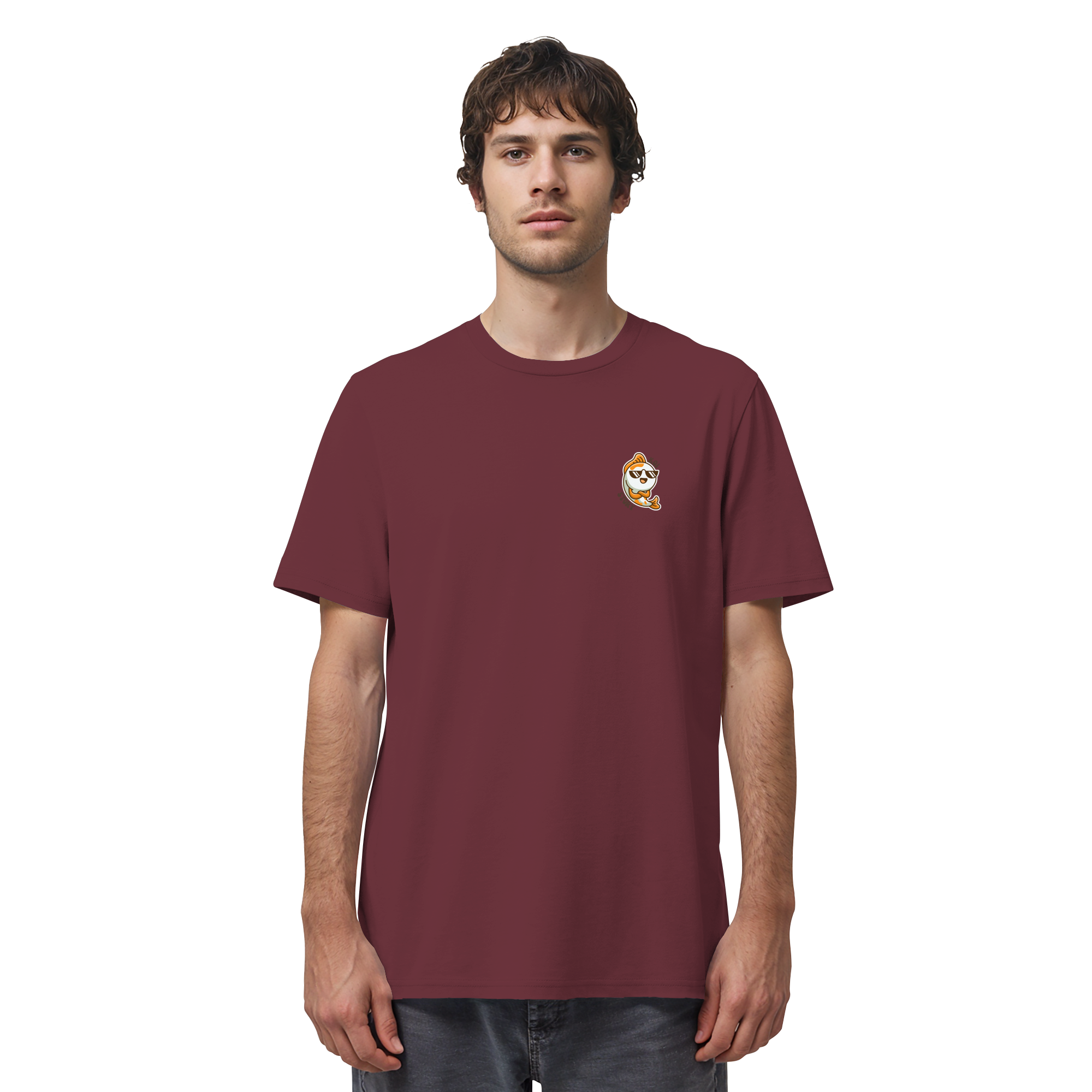 Kleiner Koi T-Shirt – Dezenter Print | Bio-Baumwolle | Transformation & Stärke