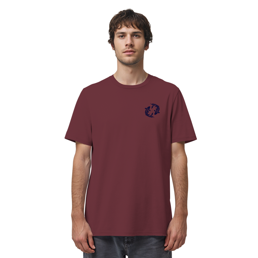 Koi Yin Yang Bio T-Shirt – 100% Bio-Baumwolle | Kleiner Print | Balance
