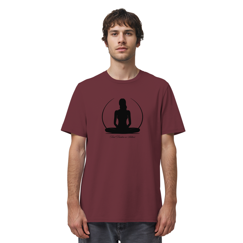 Find Freedom in Stillness T-Shirt – Bio-Baumwolle | Yoga & Meditation
