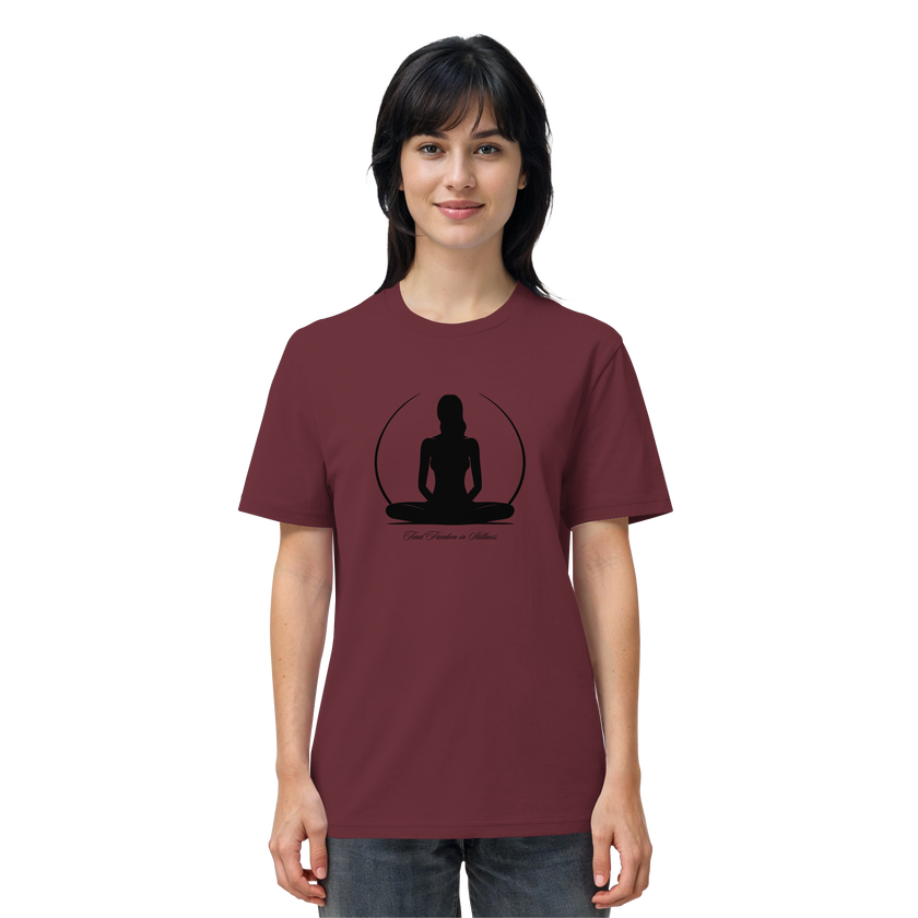Find Freedom in Stillness T-Shirt – Bio-Baumwolle | Yoga & Meditation