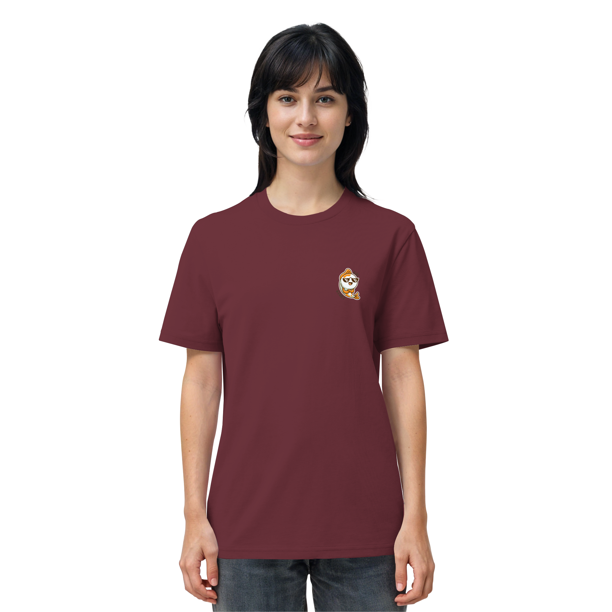 Kleiner Koi T-Shirt – Dezenter Print | Bio-Baumwolle | Transformation & Stärke