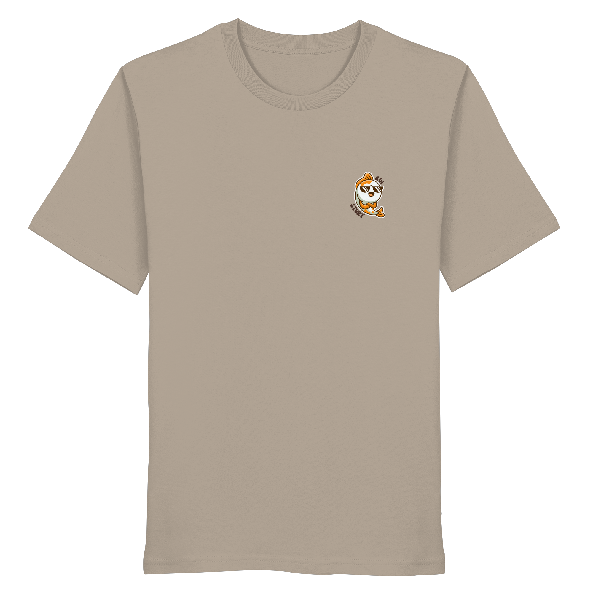 Kleiner Koi T-Shirt – Dezenter Print | Bio-Baumwolle | Transformation & Stärke