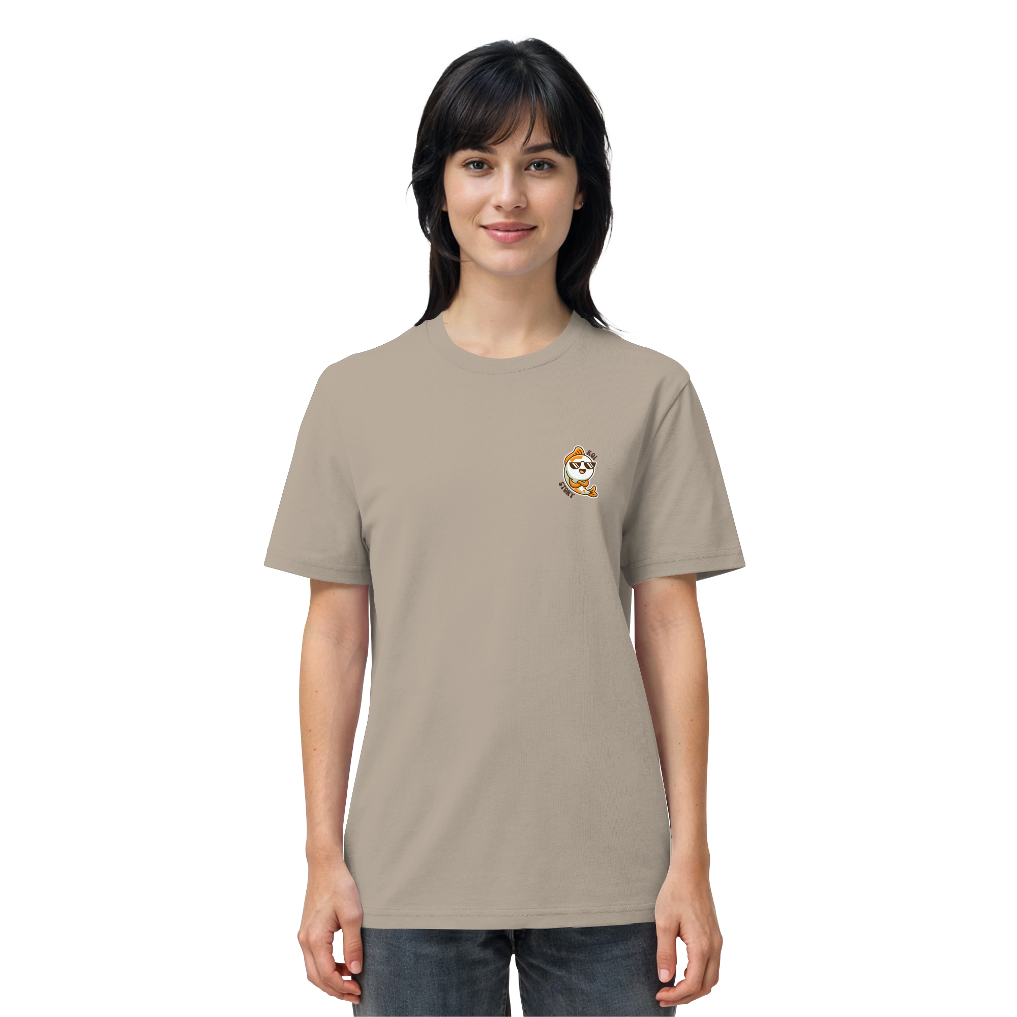 Kleiner Koi T-Shirt – Dezenter Print | Bio-Baumwolle | Transformation & Stärke