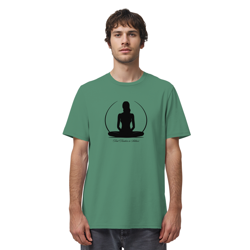 Find Freedom in Stillness T-Shirt – Bio-Baumwolle | Yoga & Meditation
