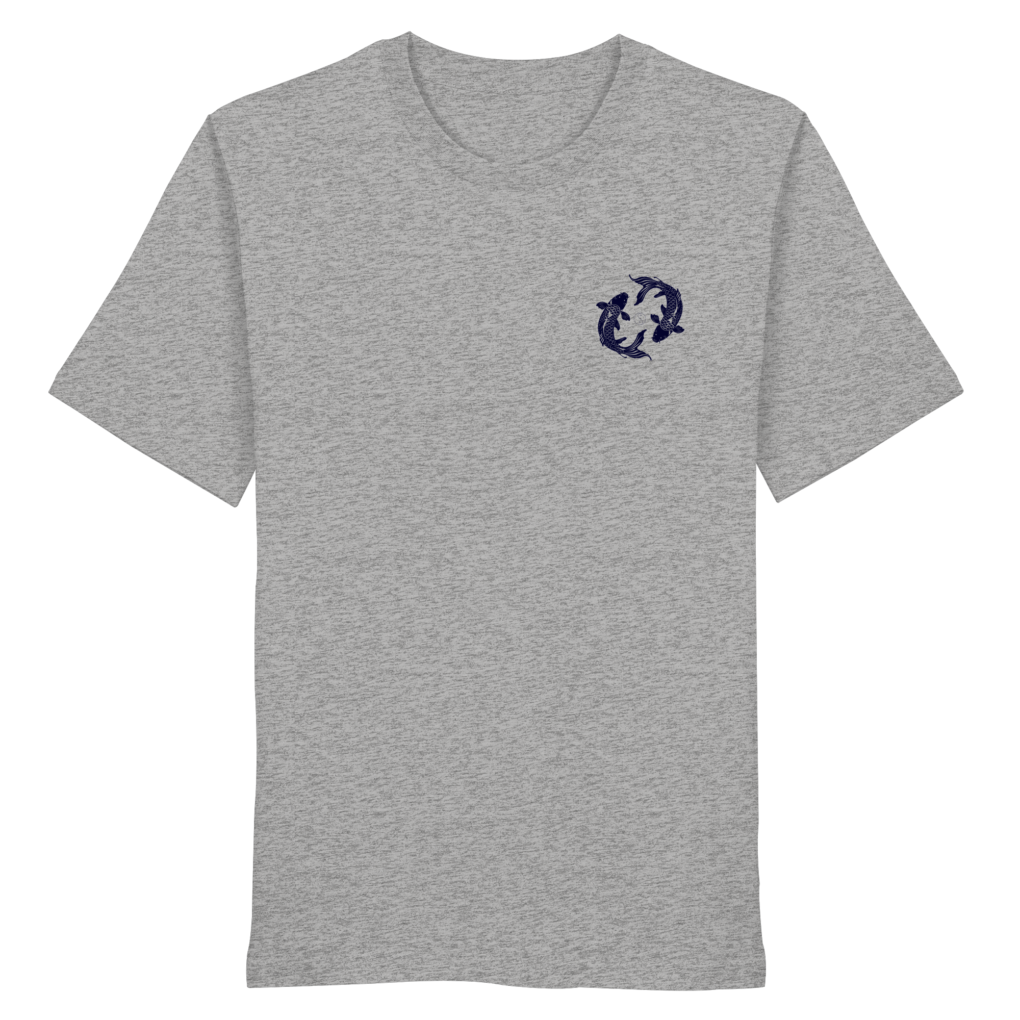 Koi Yin Yang Bio T-Shirt – 100% Bio-Baumwolle | Kleiner Print | Balance