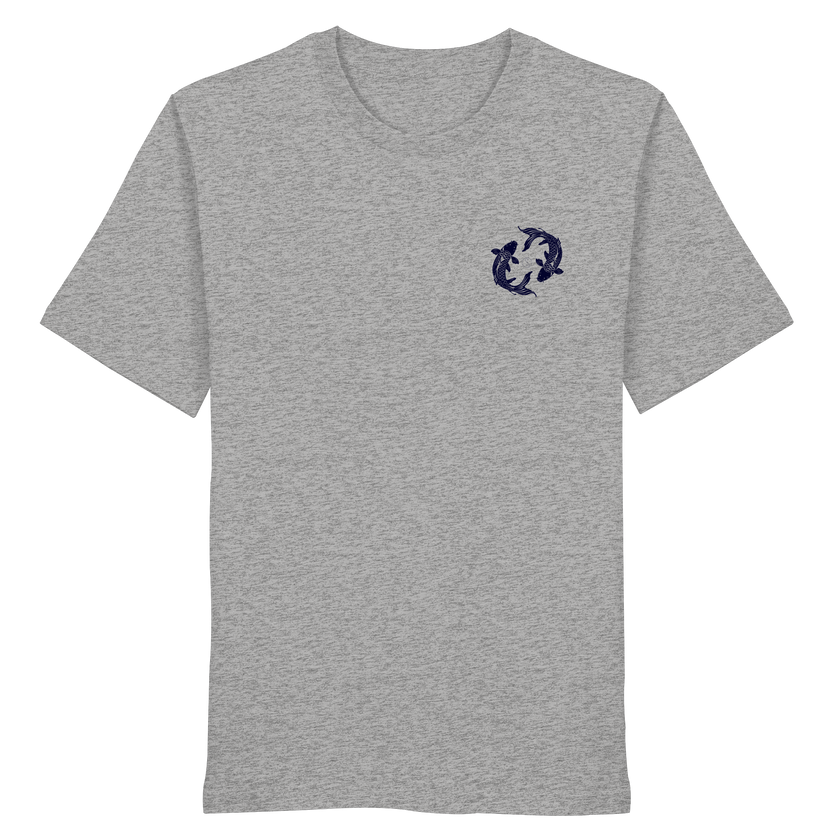 Koi Yin Yang Bio T-Shirt – 100% Bio-Baumwolle | Kleiner Print | Balance