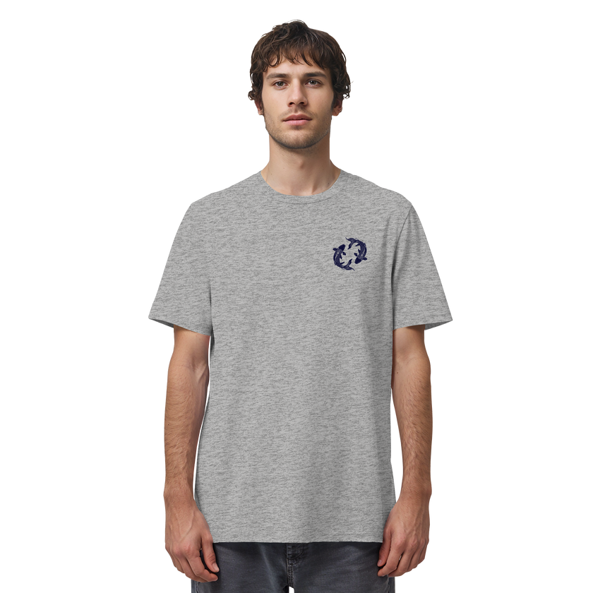 Koi Yin Yang Bio T-Shirt – 100% Bio-Baumwolle | Kleiner Print | Balance