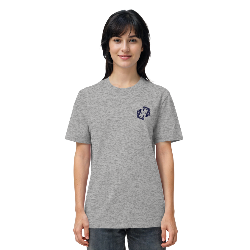 Koi Yin Yang Bio T-Shirt – 100% Bio-Baumwolle | Kleiner Print | Balance