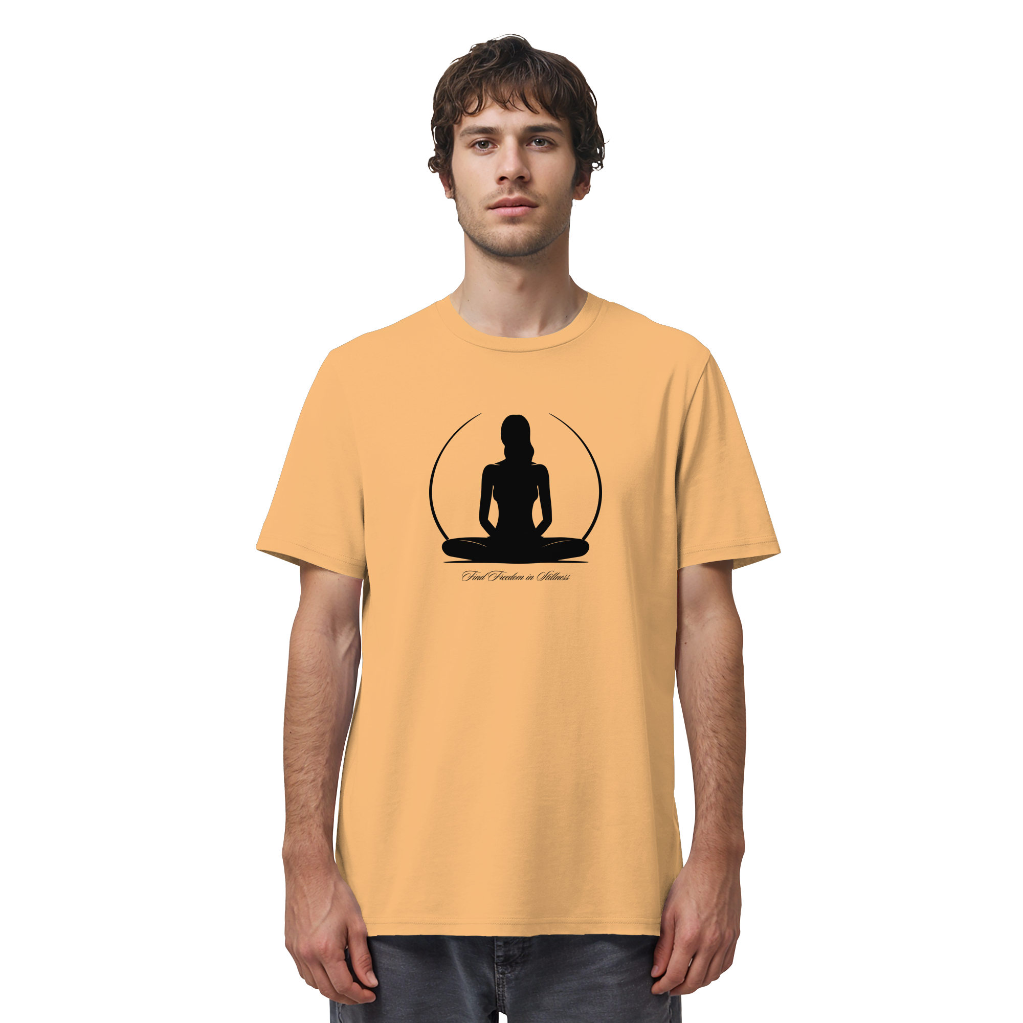 Find Freedom in Stillness T-Shirt – Bio-Baumwolle | Yoga & Meditation