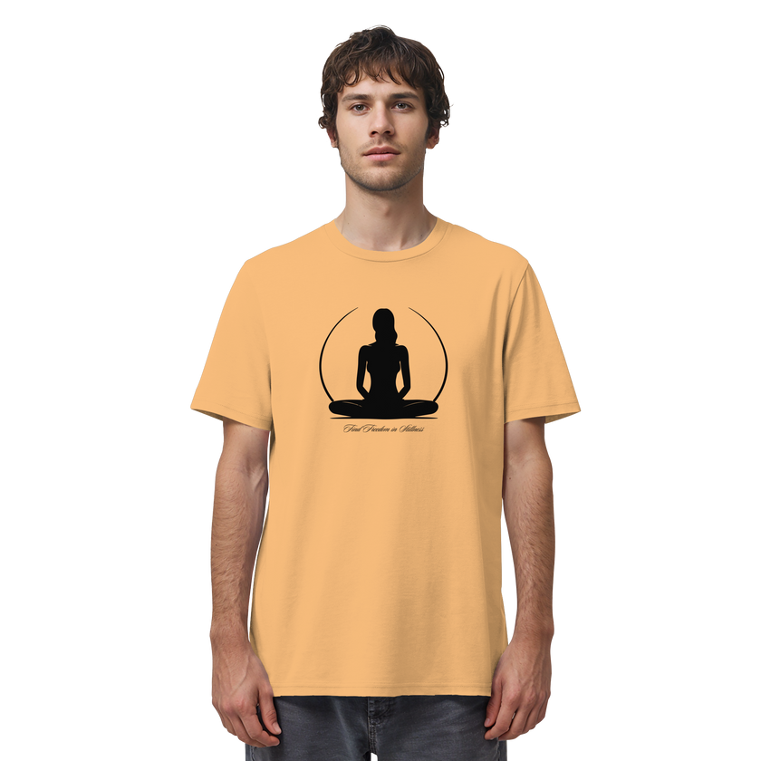Find Freedom in Stillness T-Shirt – Bio-Baumwolle | Yoga & Meditation