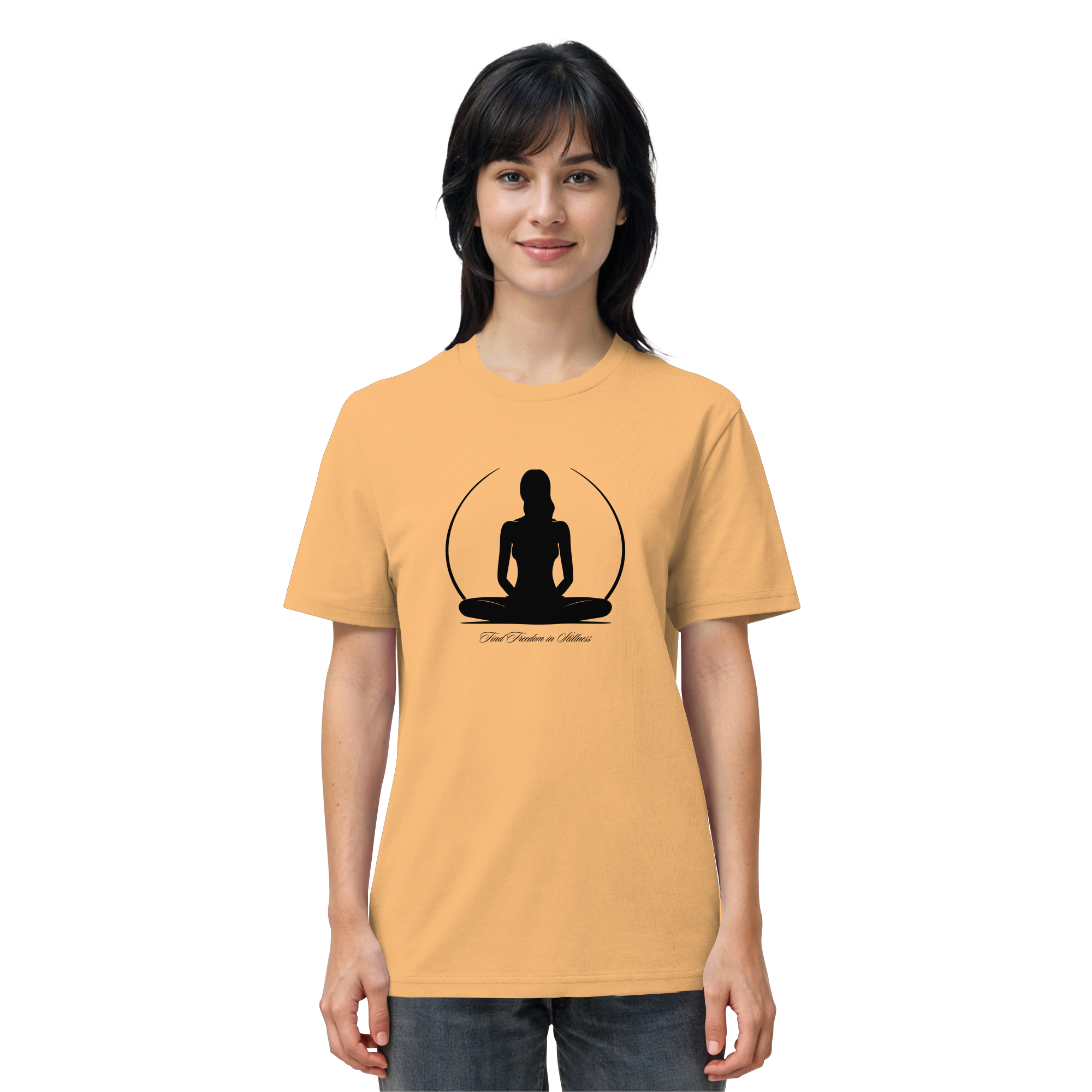 Find Freedom in Stillness T-Shirt – Bio-Baumwolle | Yoga & Meditation