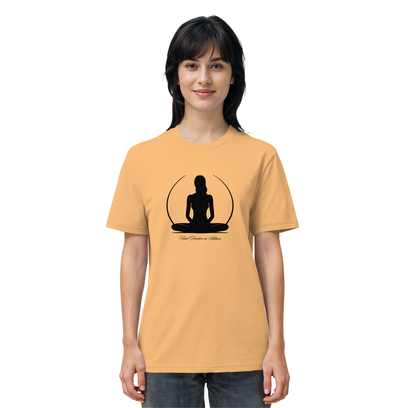 Find Freedom in Stillness T-Shirt – Bio-Baumwolle | Yoga & Meditation