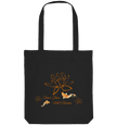 Inner Peace Wild Freedom Koi Lotus Tote Bag – Bio-Baumwolle | Asiatisches Design