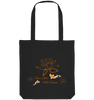 Inner Peace Wild Freedom Koi Lotus Tote Bag – Bio-Baumwolle | Asiatisches Design