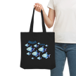 Dream Team Fische Organic Tote Bag in Schwarz - Nachhaltige Stofftasche
