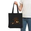 Asiatische Tote Bag mit Koi-Fisch & Lotus – Spirituelles Design | Bio-Baumwolle