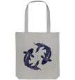 Bio-Baumwoll Tote Bag mit spirituellem Koi Motiv