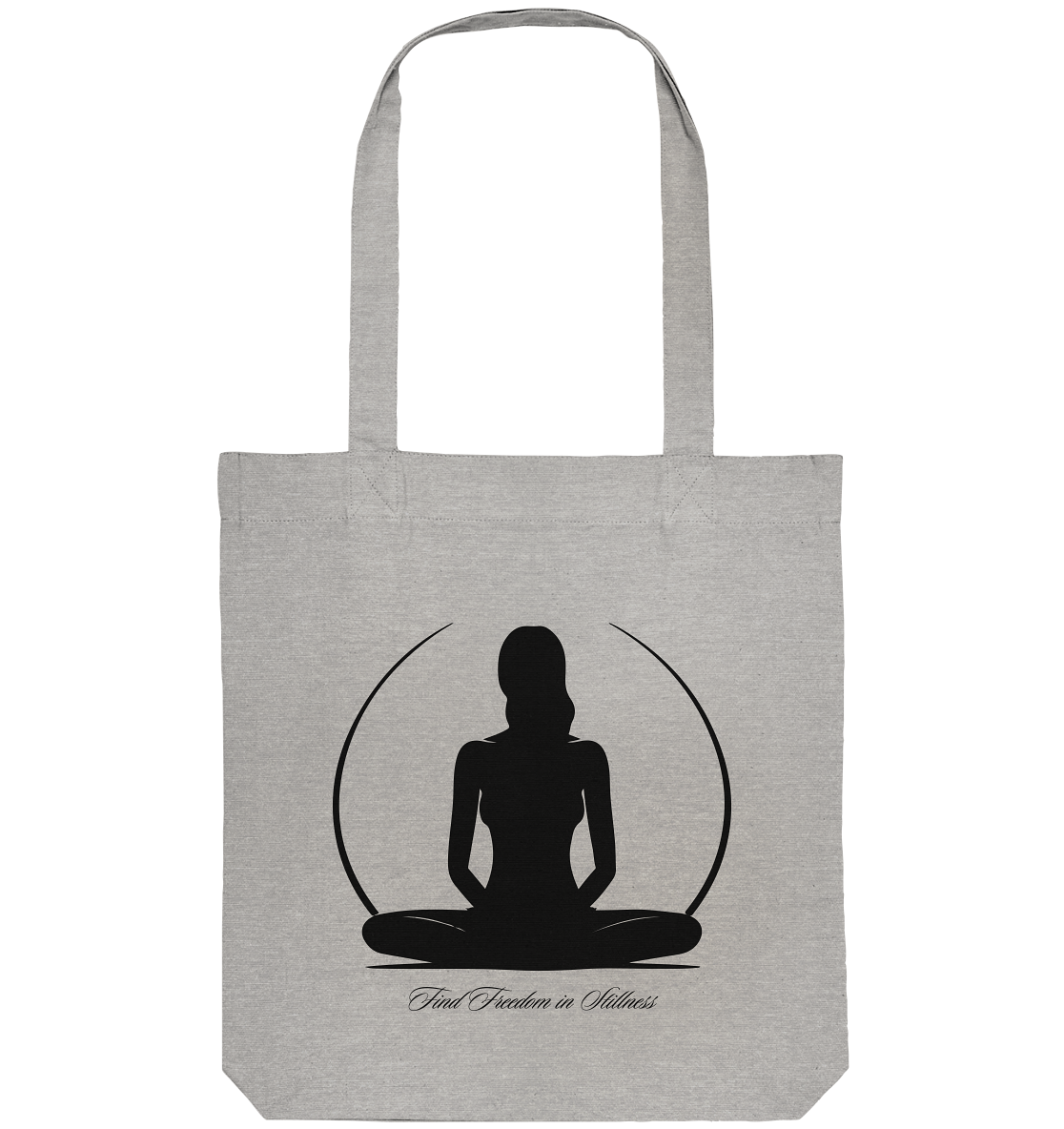 Bio-Baumwoll Tote Bag Find Freedom in Stillnes