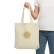 Blume des Lebens Stofftasche Natural – Organic Tote Bag mit spirituellem Goldprint und positiven Werten